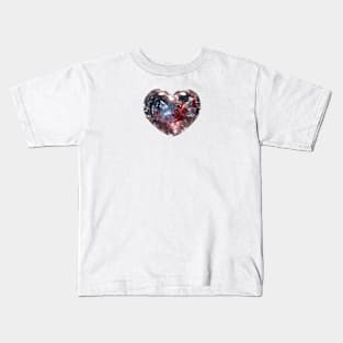 Crystal heart Kids T-Shirt